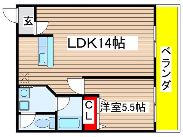 山田ビルの物件間取画像